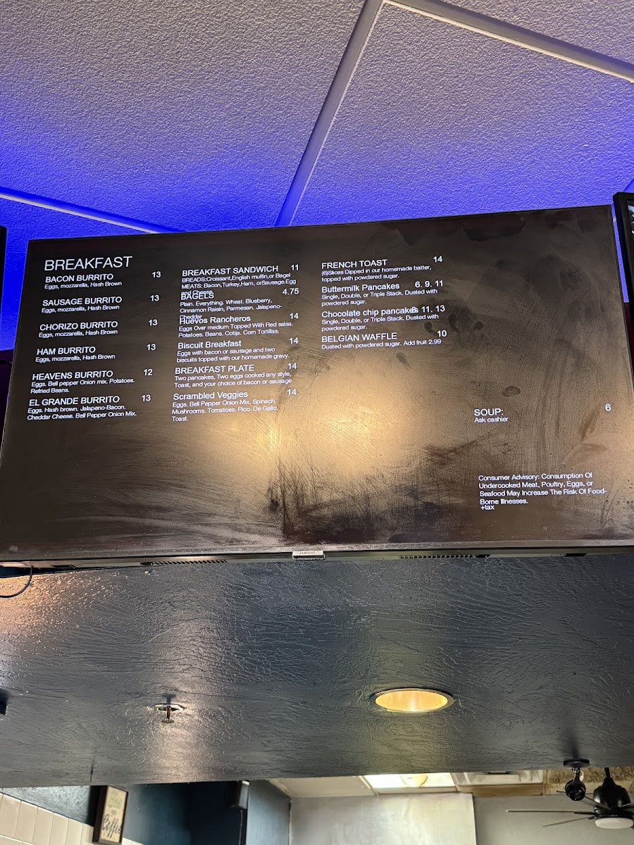 Menu Heaven's Little Café-3