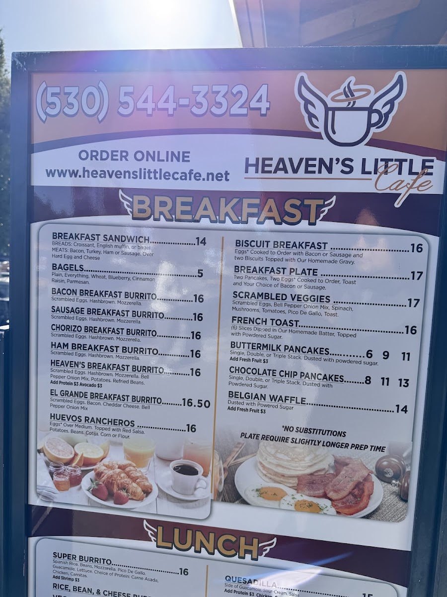 Menu Heaven's Little Café-9